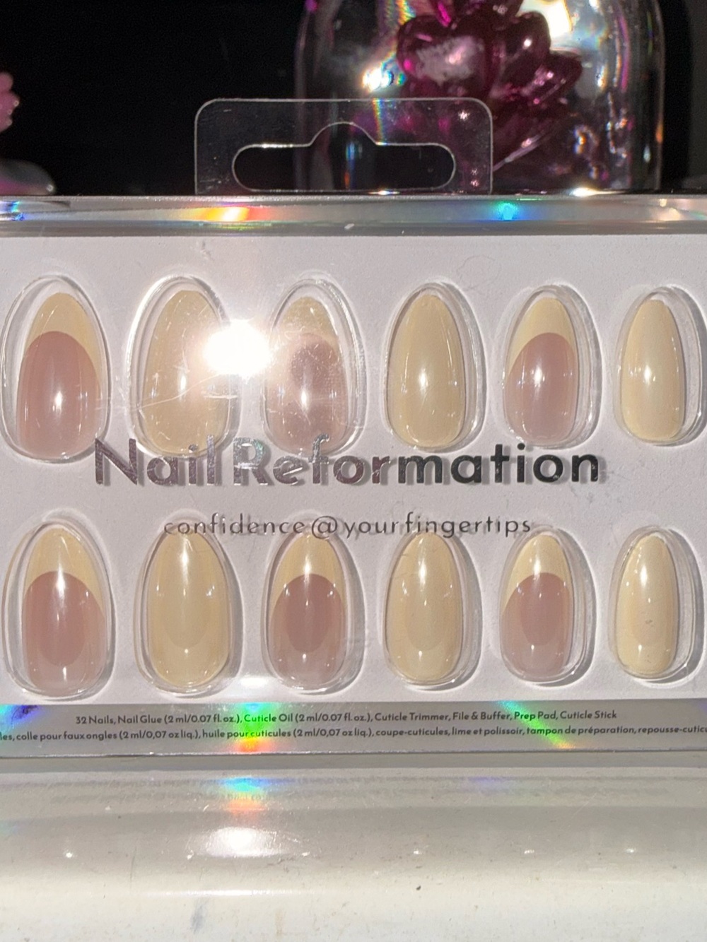 Nail Reformation Nude Press-On Nails - Sheer Beige & Cream - Picture 5 of 6